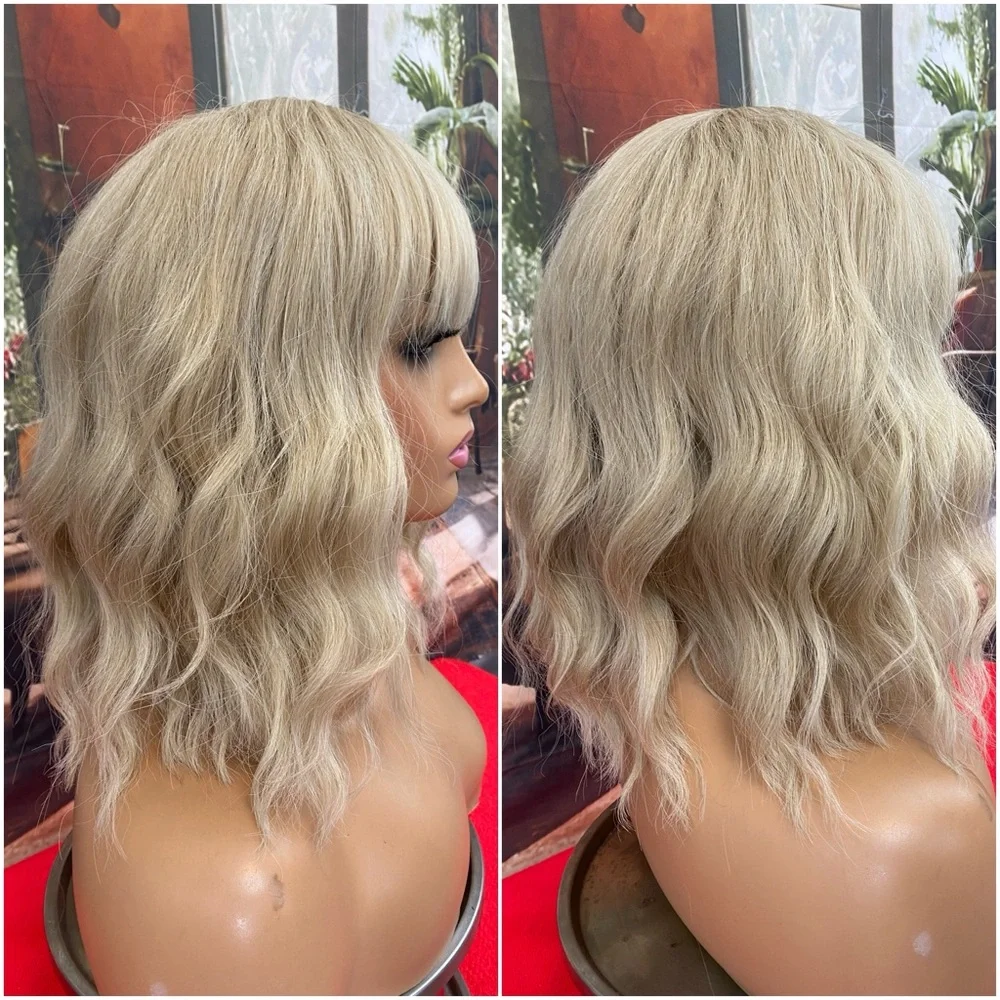 CLEARANCE Soft Light mixed blonde bob wig